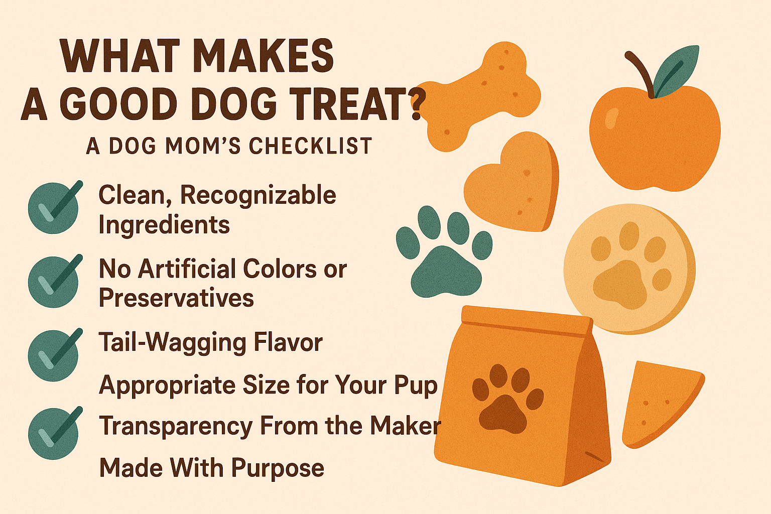 What Makes a Good Dog Treat? A Dog Mom’s Checklist