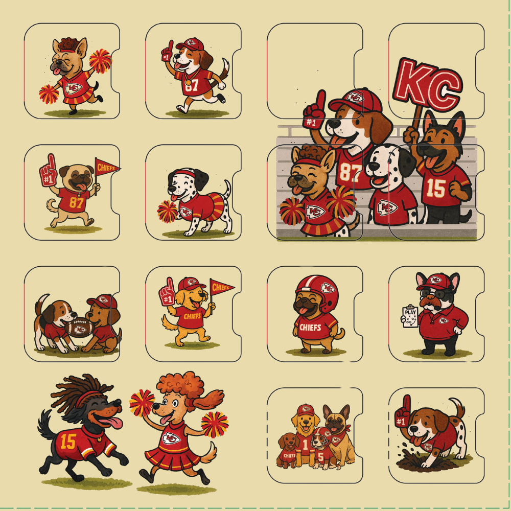 KC Football Doggy Advent Calendar